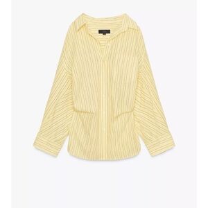 Yellow Striped Zara button down